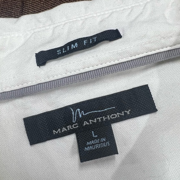 Marc Anthony white dress shirt. - Picture 2 of 5